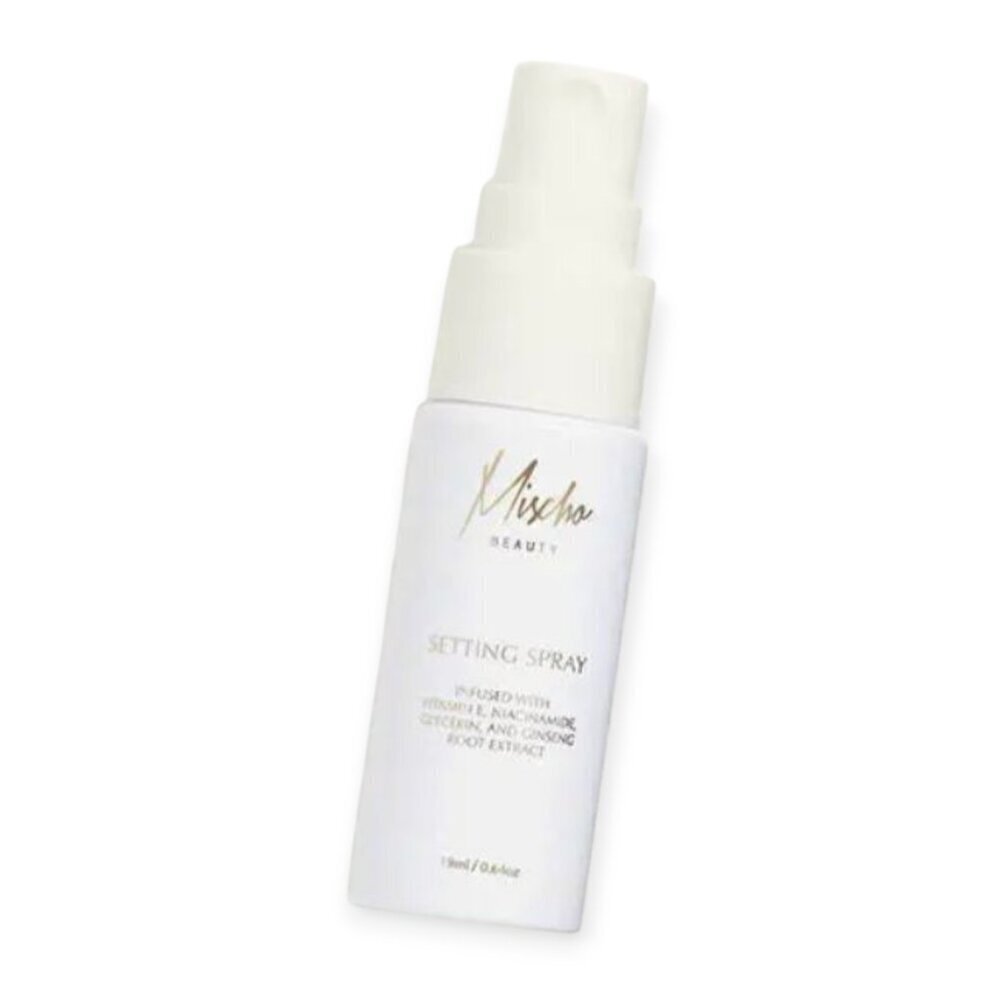 Mischo Beauty Dewy Finish Vitamin E Setting Spray Vegan Cruelty Free 15ml